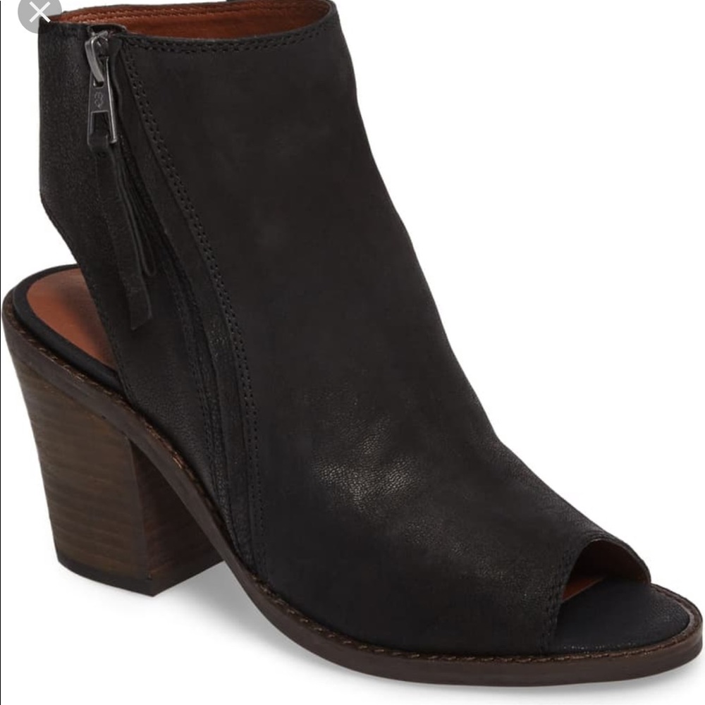 Lucky Brand Terrie Peep Toe Bootie
